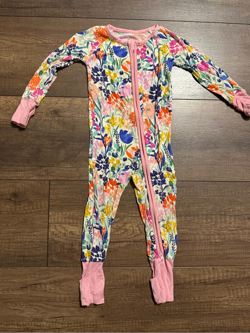 Little Sleepies summer garden zippy 6-12 months